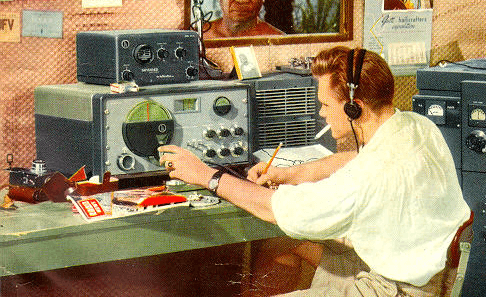 図2. 第二次大戦後にアマチュア無線家が使った電波探査装置