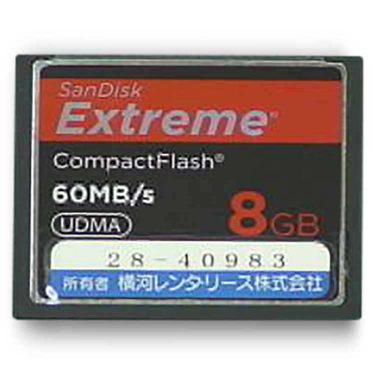 SDCFXS-008G-J61 LX-110用メモリカード(8GB) サンディスク